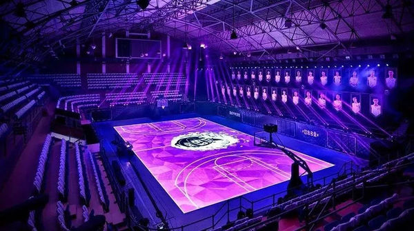 全国首创的LED互动式篮球馆,科技魅力无处不在!