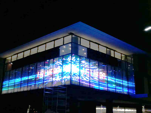LED透明屏建筑應用2
