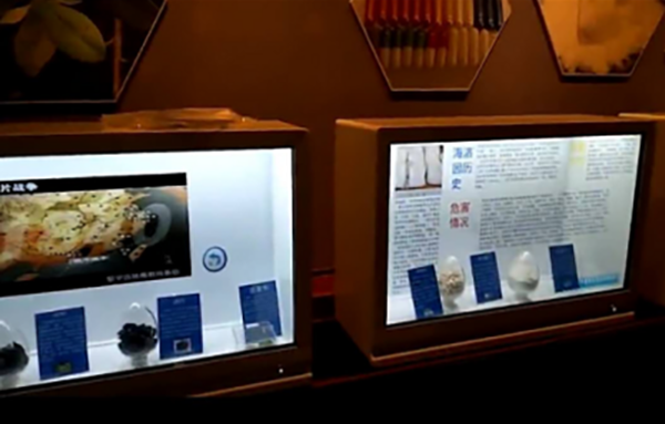 透明屏展示柜