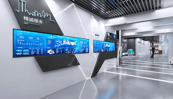 企業展廳中常用的商業顯示系統解決方案